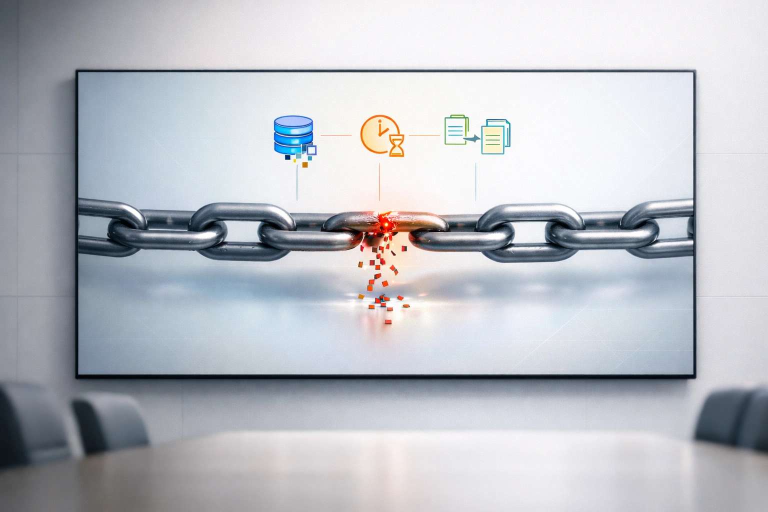 De commerciële keten die een breekpunt heeft en waardoor er waarde weglekt