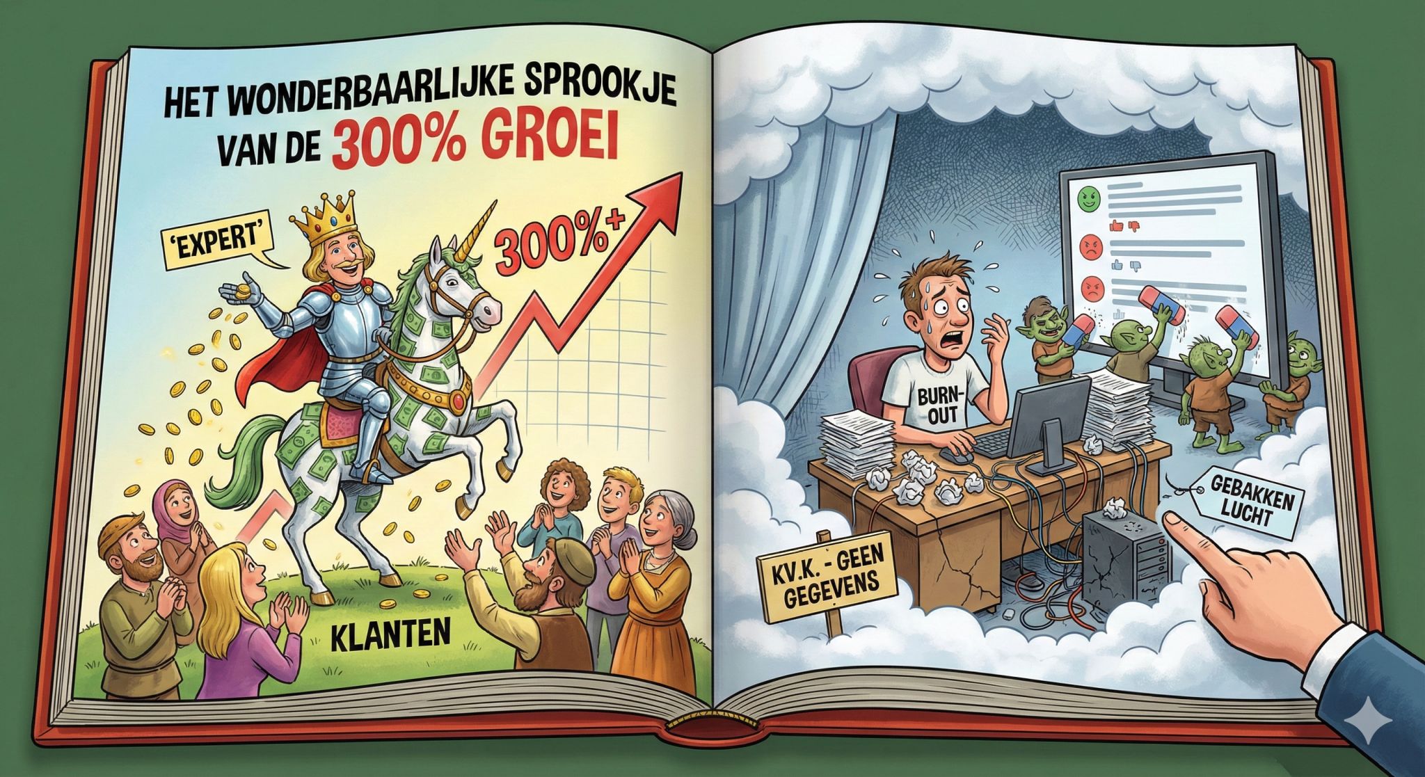 Een AI gegenereerde afbeelding van een wonderbaarlijk sprookje